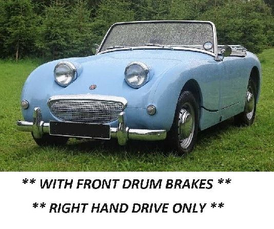 COPPER BRAKE PIPES KIT x8 (Austin Healey Frogeye Sprite) (1958- 61) 